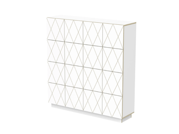ROMB - Birch highboard with doors by Radis - view 3
