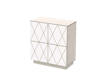 ROMB - Birch highboard with doors by Radis - view 3