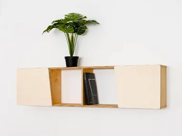 STEP - Floating bookcase by Radis - view 2