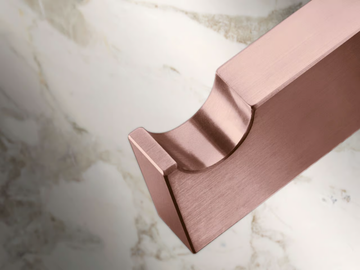 ACQ1 - Stainless steel robe hook / towel rack by Radomonte - view 3