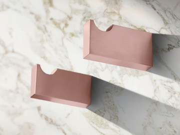 ACQ1 - Stainless steel robe hook / towel rack by Radomonte - view 2