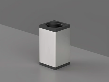 AQX25 - Stainless steel toothbrush holder by Radomonte - view 3