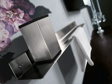 AQX25 - Stainless steel toothbrush holder by Radomonte - view 2
