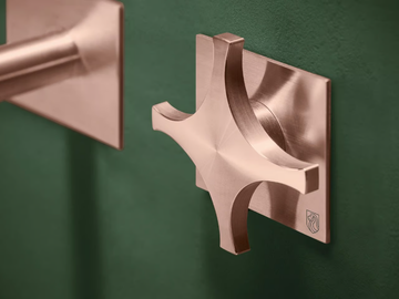 DXN28 - 3 hole wall-mounted washbasin mixer by Radomonte - view 3