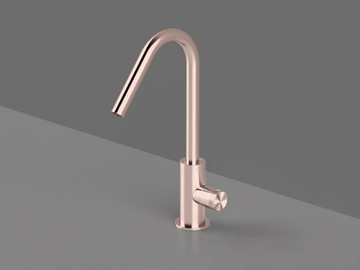 HIR1 - Countertop single handle washbasin mixer without waste by Radomonte - view 3