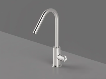 HIR1 - Countertop single handle washbasin mixer without waste by Radomonte - view 2