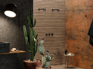 KÀTO - KAN60 - Thermostatic steel shower mixer by Radomonte - view 3