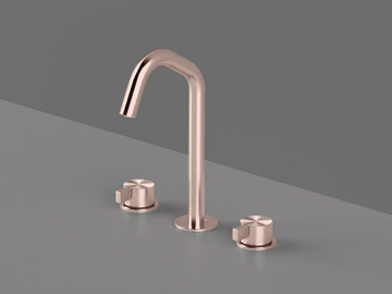 TQN25 - Countertop steel washbasin mixer by Radomonte - view 3