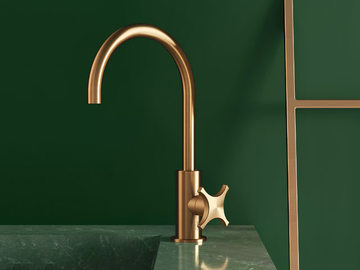 DXN1 - Countertop single handle washbasin mixer by Radomonte - view 2