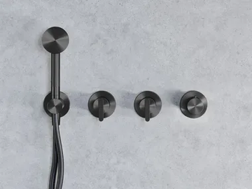 KIRA - KIR51 - Thermostatic steel shower mixer by Radomonte - view 2
