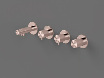 TKN51 - 4 hole thermostatic shower mixer by Radomonte - view 3