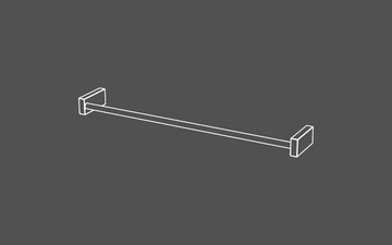 ACQ4 - Stainless steel towel rail by Radomonte - view 3