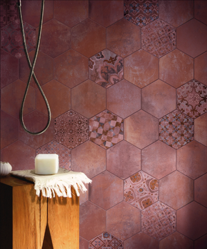EPOCA - Porcelain stoneware wall/floor tiles with terracotta effect by Ragno - view 3
