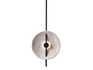 MITO - LED Carrara marble pendant by Rakumba - view 2