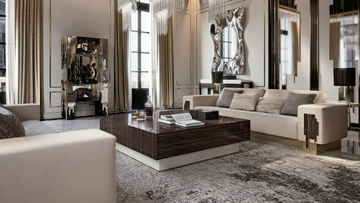 BELLE EPOQUE - Square wooden coffee table for living room by Reflex - view 3