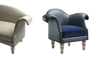 CASANOVA - Upholstered leather armchair with armrests by Reflex - view 3