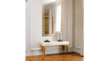 CASANOVA - Rectangular glass console table by Reflex - view 3