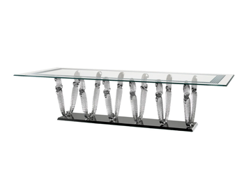 CASANOVA 72 SPECIAL - Rectangular glass dining table by Reflex - view 2