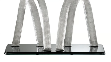 FLAMBÈ ROYALE - Rectangular glass console table by Reflex - view 3