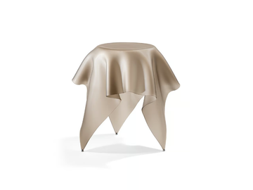 FOULARD 60 - Round glass coffee table by Reflex - view 3