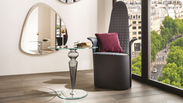 GRAN CANAL - Round glass coffee table by Reflex - view 3