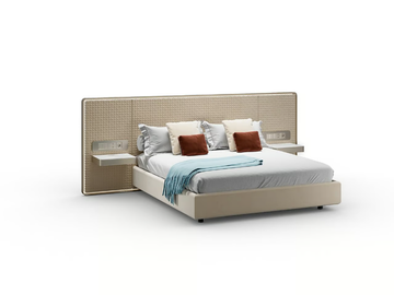 OH XL - Leather double bed with high headboard by Reflex - view 3
