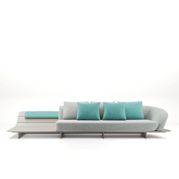 SEGNO - Solid Surface garden side table by Reflex - view 3
