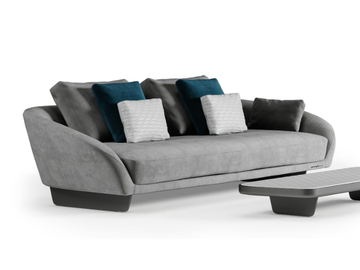 SEGNO - 3 seater leather sofa by Reflex - view 2
