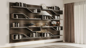 SEGNO - Bookcase with built-in lights by Reflex - view 3