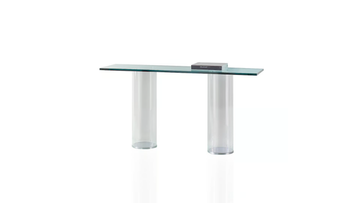 SIGNORE DEGLI ANELLI - Rectangular glass console table by Reflex - view 3