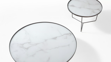 ZENO - Round glass coffee table by Reflex - view 3