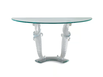 CASANOVA - Demilune glass console table by Reflex - view 2
