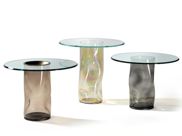 DANDOLO - Round glass coffee table by Reflex - view 2