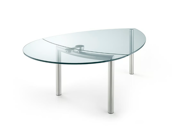 POLICLETO - Extending glass dining table by Reflex - view 2