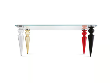 GRAN CANAL - Rectangular glass dining table by Reflex - view 2