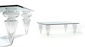 GRAN CANAL - Rectangular glass coffee table by Reflex - view 3