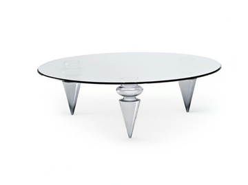 GRAN CANAL - Round glass coffee table by Reflex - view 2