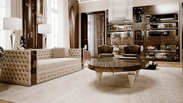 GRAN CANAL SPECIAL - Round wooden coffee table by Reflex - view 3