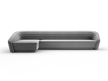 GRANTURISMO - Fabric sofa with chaise longue by Reflex - view 2