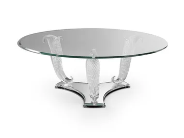 CASANOVA - Round glass coffee table by Reflex - view 2