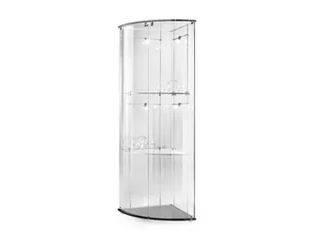 MEGA ANGOLO - Corner display cabinet with integrated lighting by Reflex - view 2