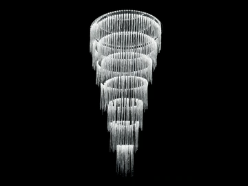 ICE - LED Murano glass pendant lamp by Reflex - view 2