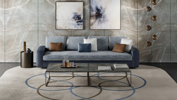 KUBO - Square Marble glass coffee table by Reflex - view 3
