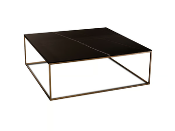 KUBO - Square Marble glass coffee table by Reflex - view 2