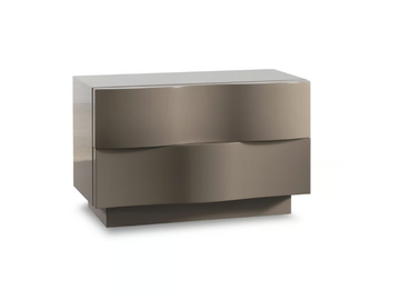 ONDA - Rectangular wooden bedside table with drawers by Reflex - view 2