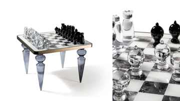 SCACCHI - Murano glass coffee table game by Reflex - view 3