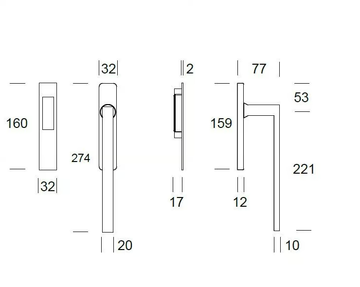 PHOENIX - Stainless steel pull handle by Reguitti - view 3