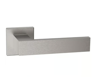SEATTLE - Stainless steel door handle on rose by Reguitti - view 2