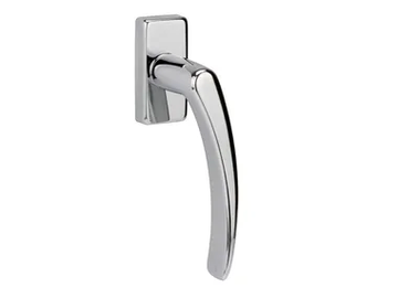 APRI - DK brass window handle on rose by Reguitti - view 2