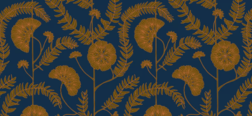 ANNA - Wallpaper with floral pattern by Ressource - view 3